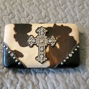 Womens Cowhide clutch